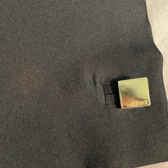 GIANNI VERSACE vintage couture blazer with gold b branded hardware - Picture 7 of 11